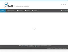 Tablet Screenshot of onsoft.com.ar
