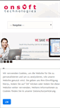 Mobile Screenshot of onsoft.de